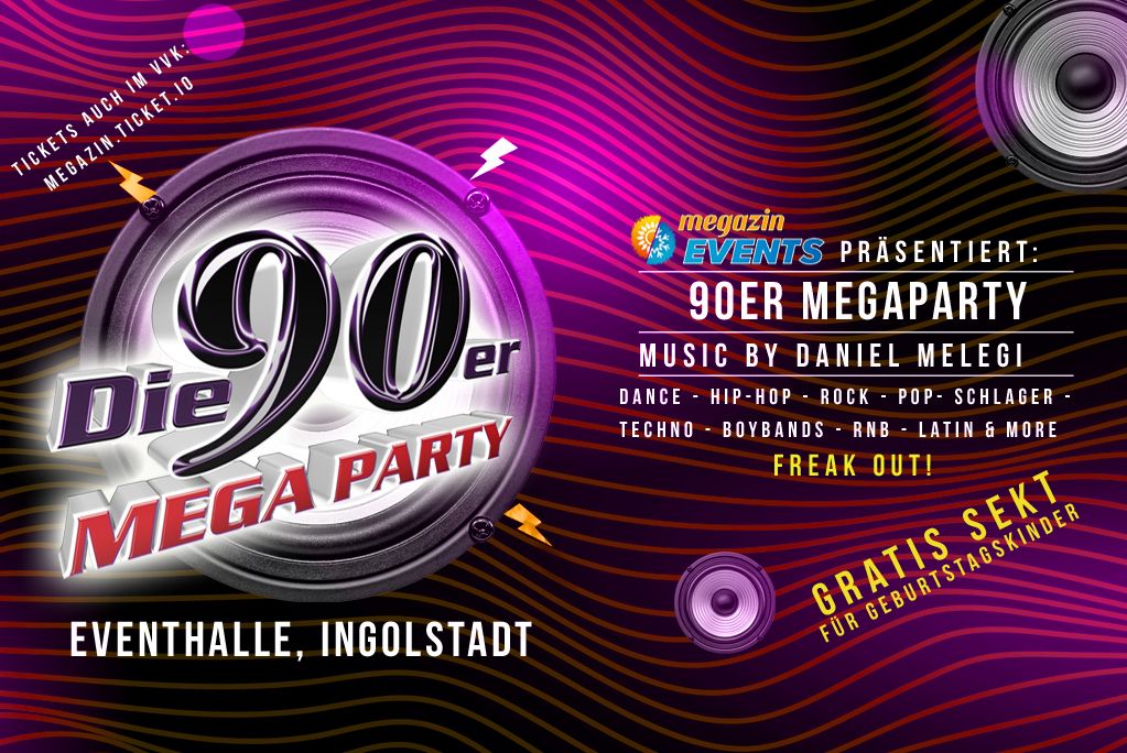 90er Megaparty und early 2000s